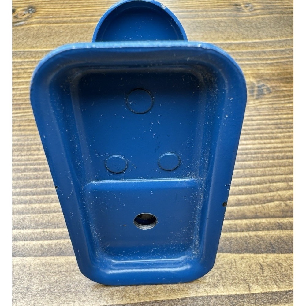 Vintage Ecolbur No 247 Hole Punch NOS Blue Metal Single Paper Punch w Box - Picture 5 of 15